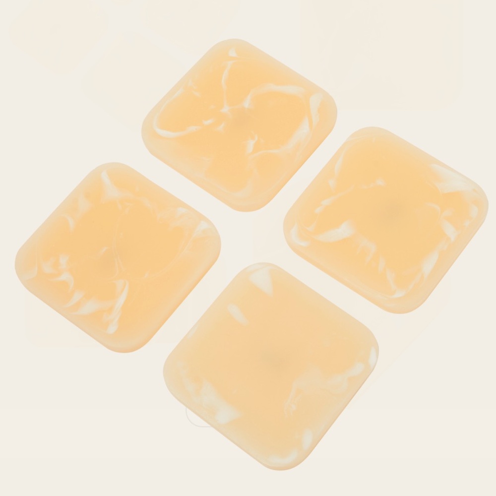 NEW RI-RI-KU Resin Coasters Set of 4